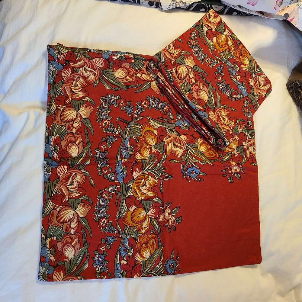 (2) Two Pottery Barn Euro Shams